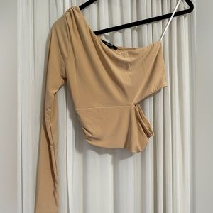 Beige dress top (new)